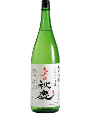 아키시카 준마이긴죠 오오카라구치 나마겐슈(1.8l) 秋鹿 純米吟醸大辛口生原酒
