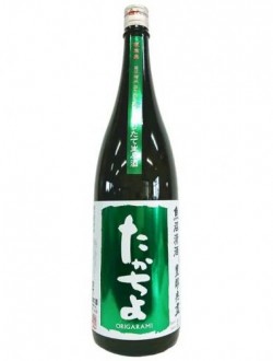 타카치요 시보리타테 나마겐슈 오리가라미 그린라벨 (1.8리터) 高千代 しぼりたて生原酒